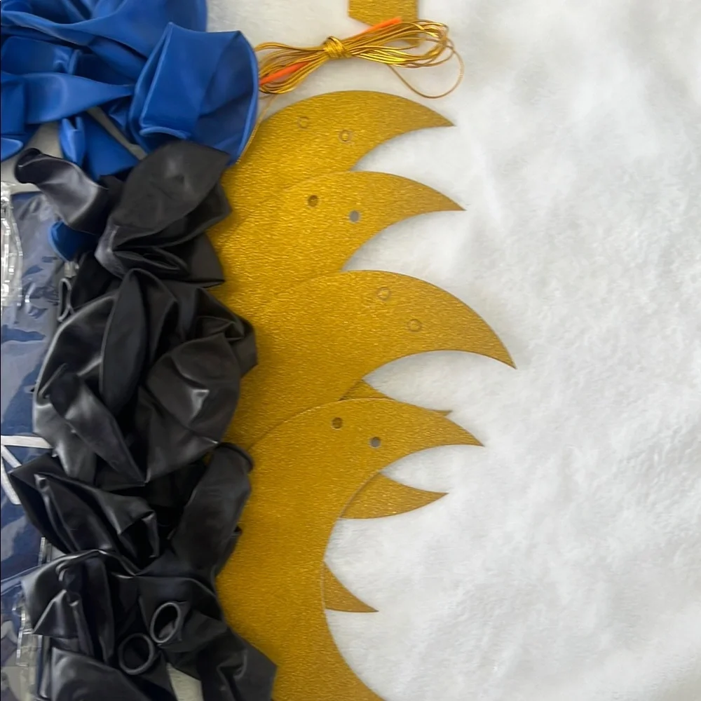 Black, Blue, Purple and Gold Eid Mubarak/Ramadan Celestial Party Decoration Set
